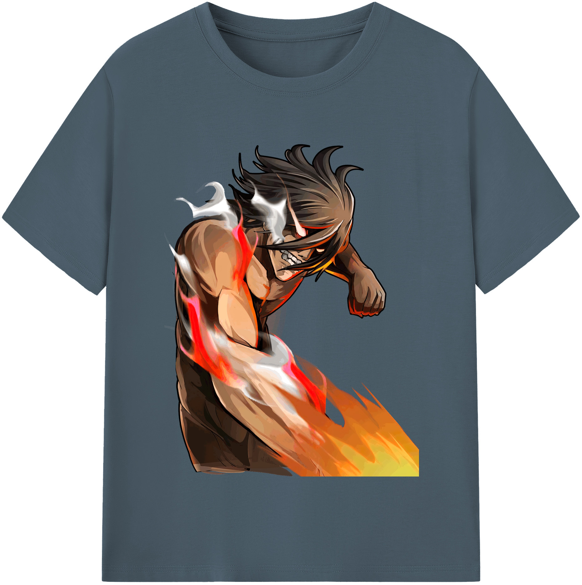 （画像用） 進撃の巨人 Attack on Titan 綿100％半袖Tシャツ（フロントプリント）